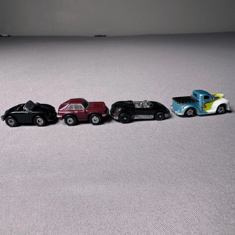 Vintage Micro Toy Car Lot Galoob 1988 Hot Wheels MX-48 Turbo Playmates Ford